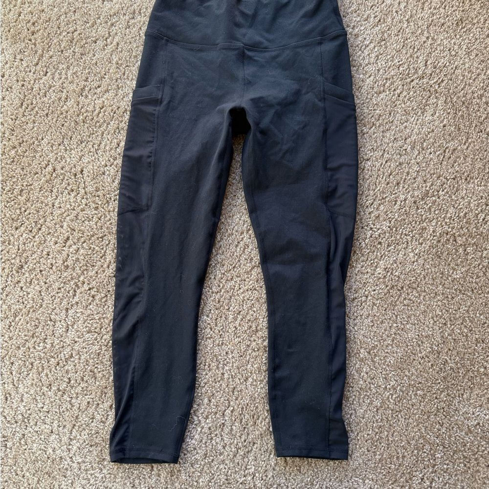 Fabletics Powerhold Black Mesh Leggings #0472